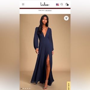 Navy blue lulus dress